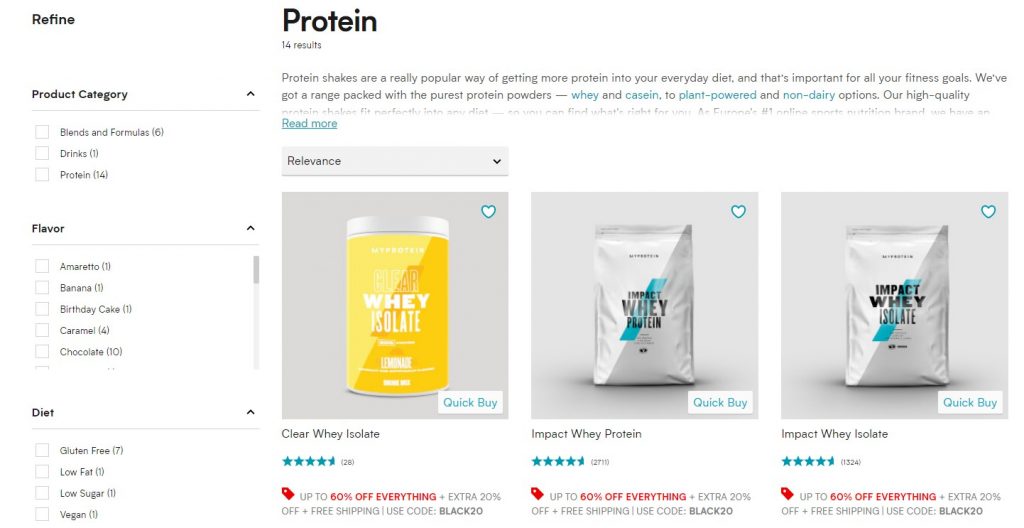 discounts MyProtein