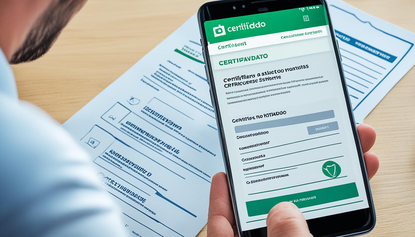 Cupom Certidão na mão