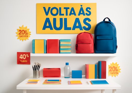 Volta às aulas Logo
