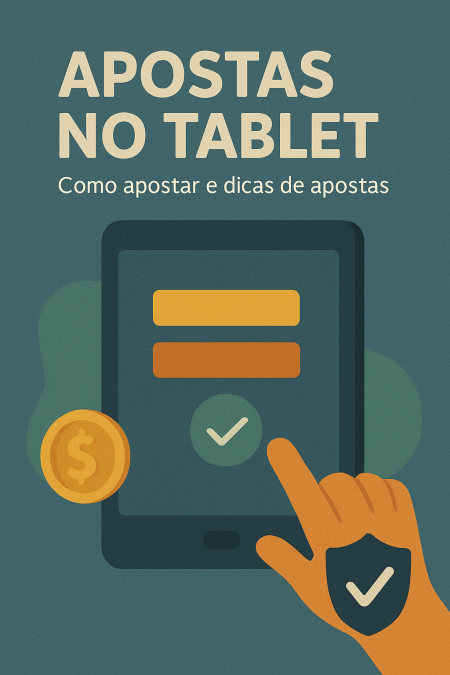 Cupons apostas no tablet