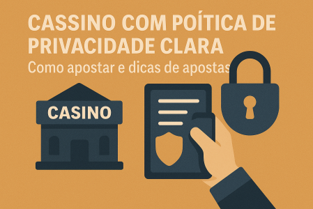 Cupons cassino com política de privacidade clara