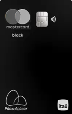 Cartão Pão de Açúcar Black Logo