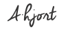 A-Hjort Logo