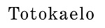 Totokaelo Logo