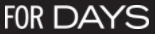 For Days Logo