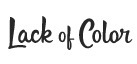 Lack of Color Logo
