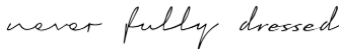Never Fully Dressed Logo